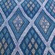 Tapis kilim bleu fait main berbère traditionnel - 200x120cm