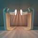 Pair of Italian lamps Flip Top by Richard Carruthers