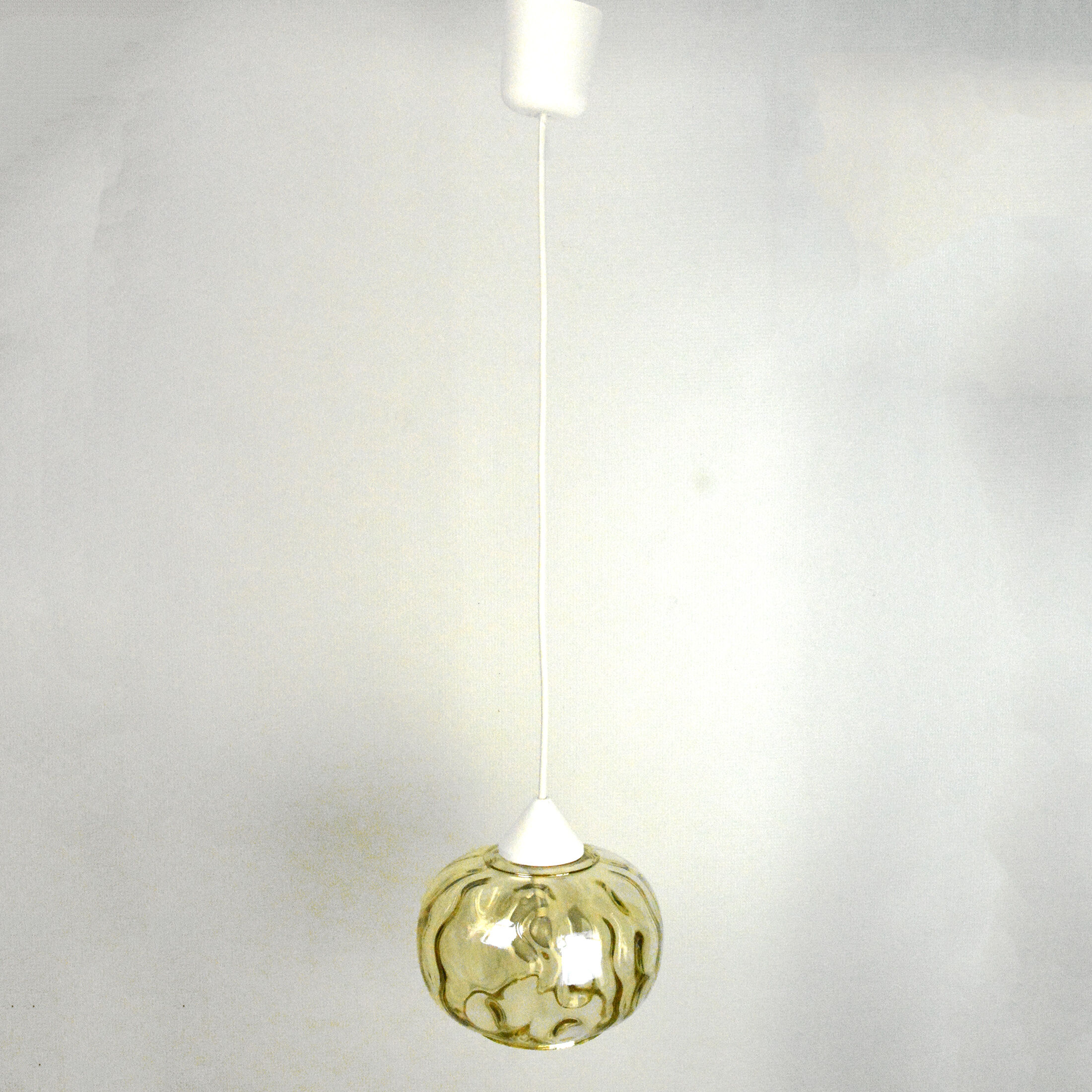1970s Modernist hanging lamp, Poland