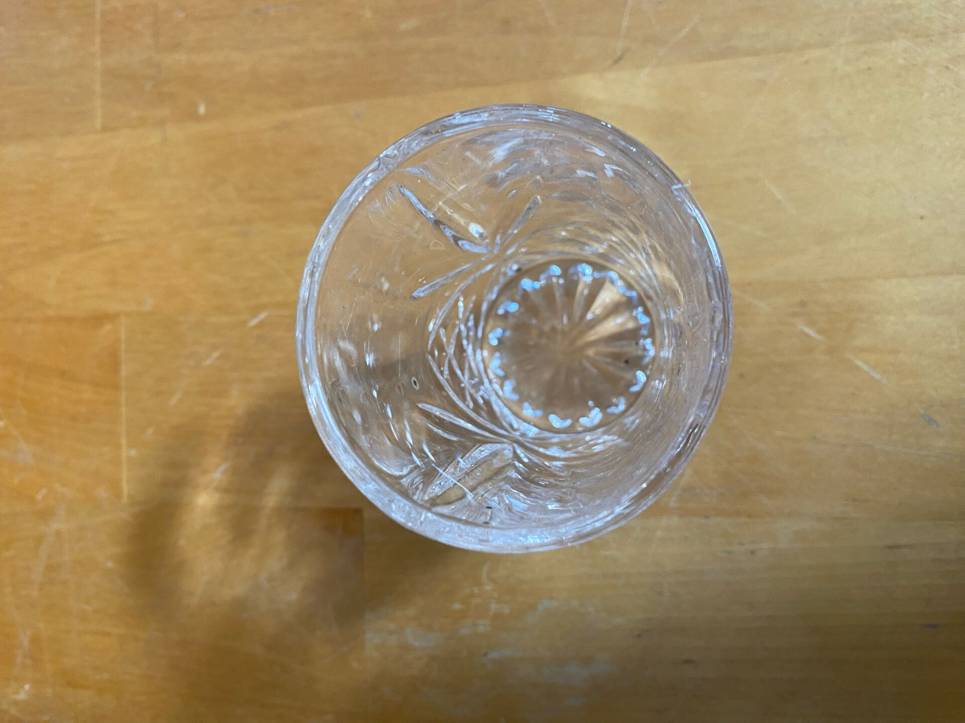 Série De 6 Verres à Shooter Verre Taillé Design Rétro #E390