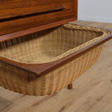 Mid Century Danish Teak Console Table , 1970s