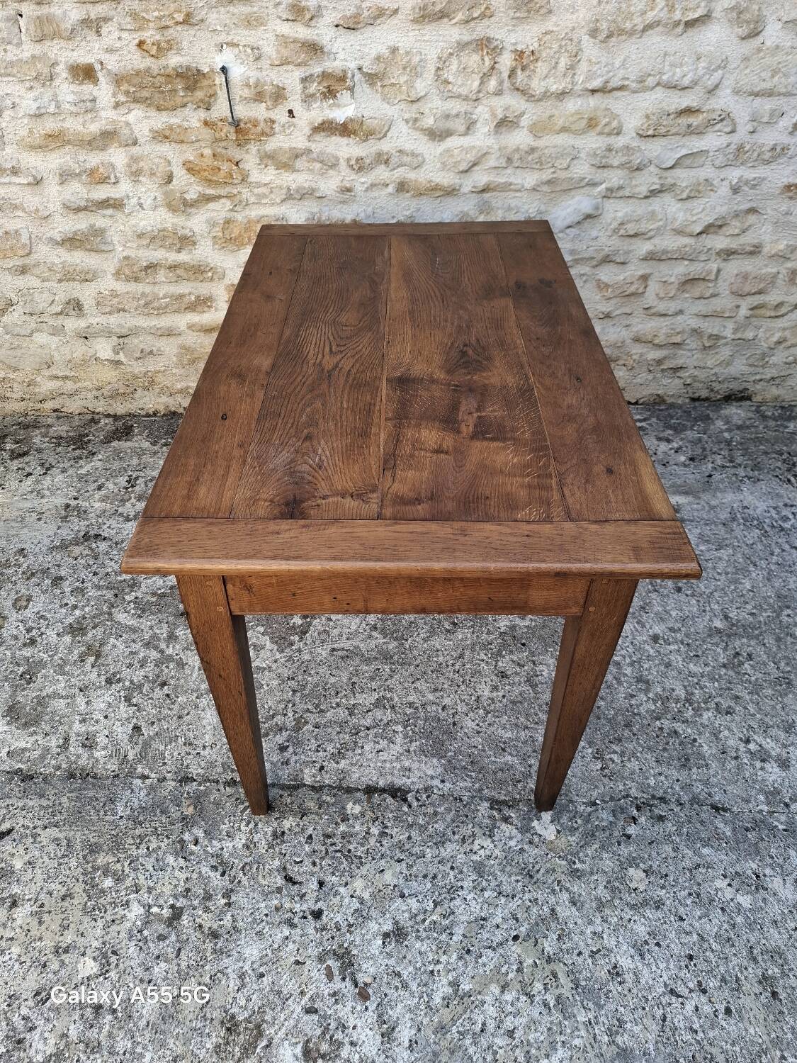 Oak farmhouse table