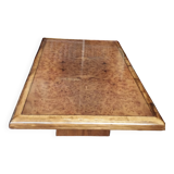 elm burl coffee table