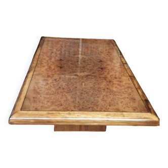 elm burl coffee table