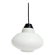 Round opal glass ceiling lamp by Philips, 1950s