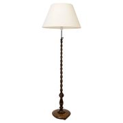 Organic whirlwind floor lamp in stained birch, Art Deco, Sweden, 1940s.