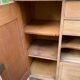 Renovated vintage Art Deco Parisian buffet in wood, 1940, 144cm.
