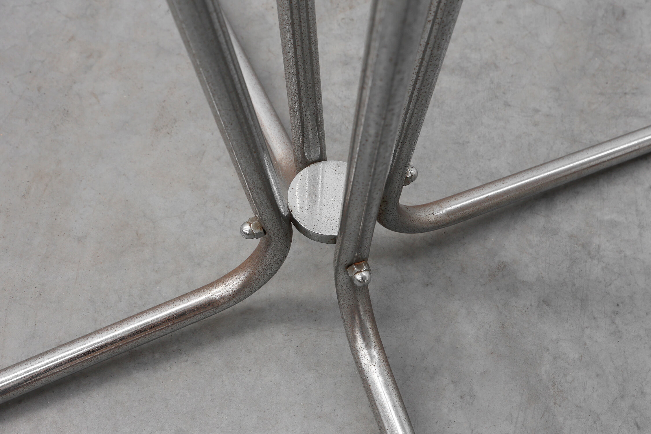 Mid-century chrome Coat rack by Tubax, Belgium 1950s