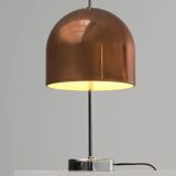 A pair of 1970s table lamps featuring mushroom-shaped shades