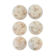 6 assiettes plates diamètre 22 cm porcelaine