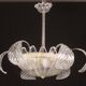 Charming Art Decò, Barovier & Toso Chandelier, Murano Glass, 1950s