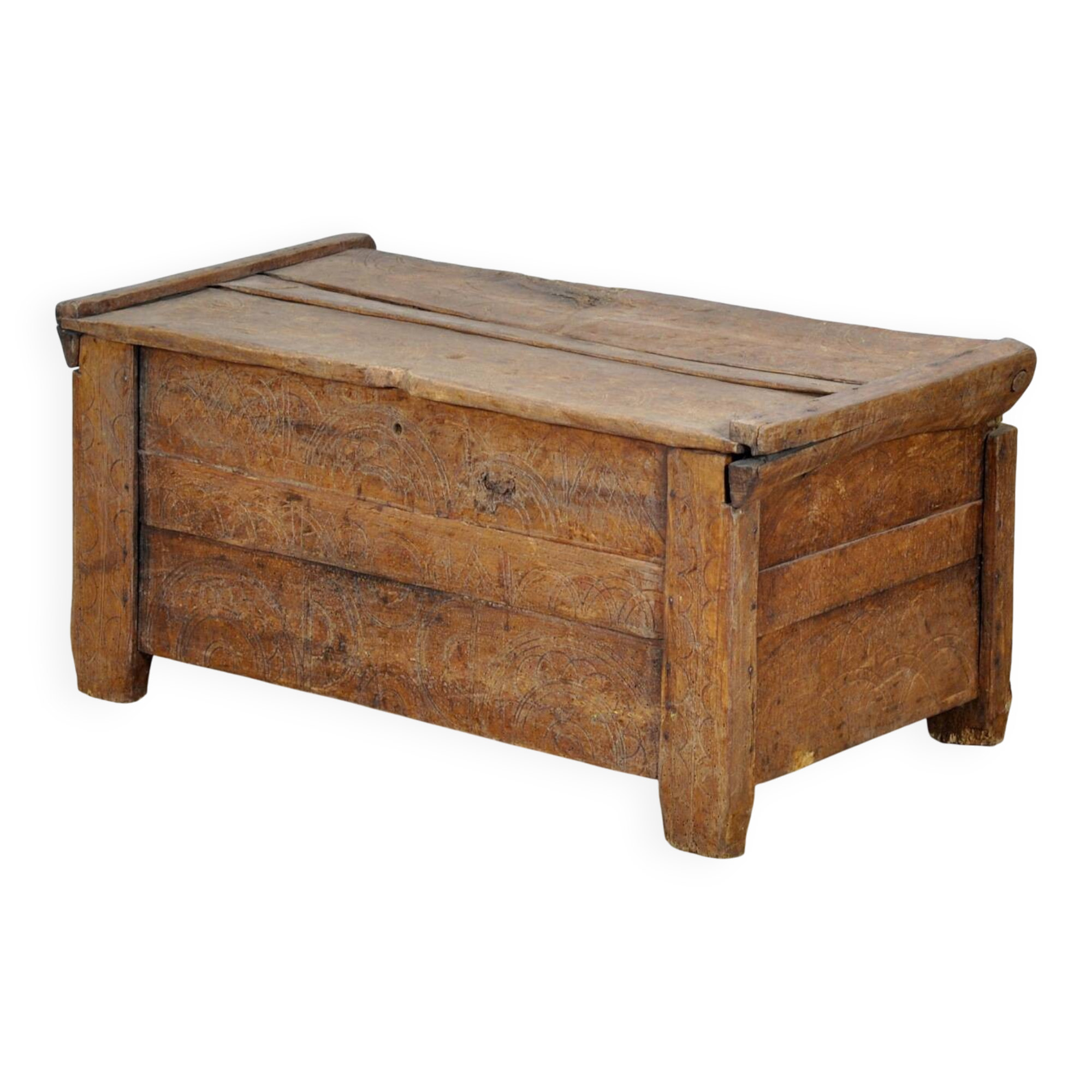 Antique shepherd's chest, 1850s