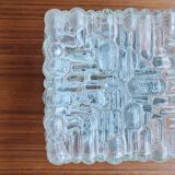 Wall lamp in chiseled glass 1960