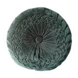 Round cushion in pleated Velvet 43cm