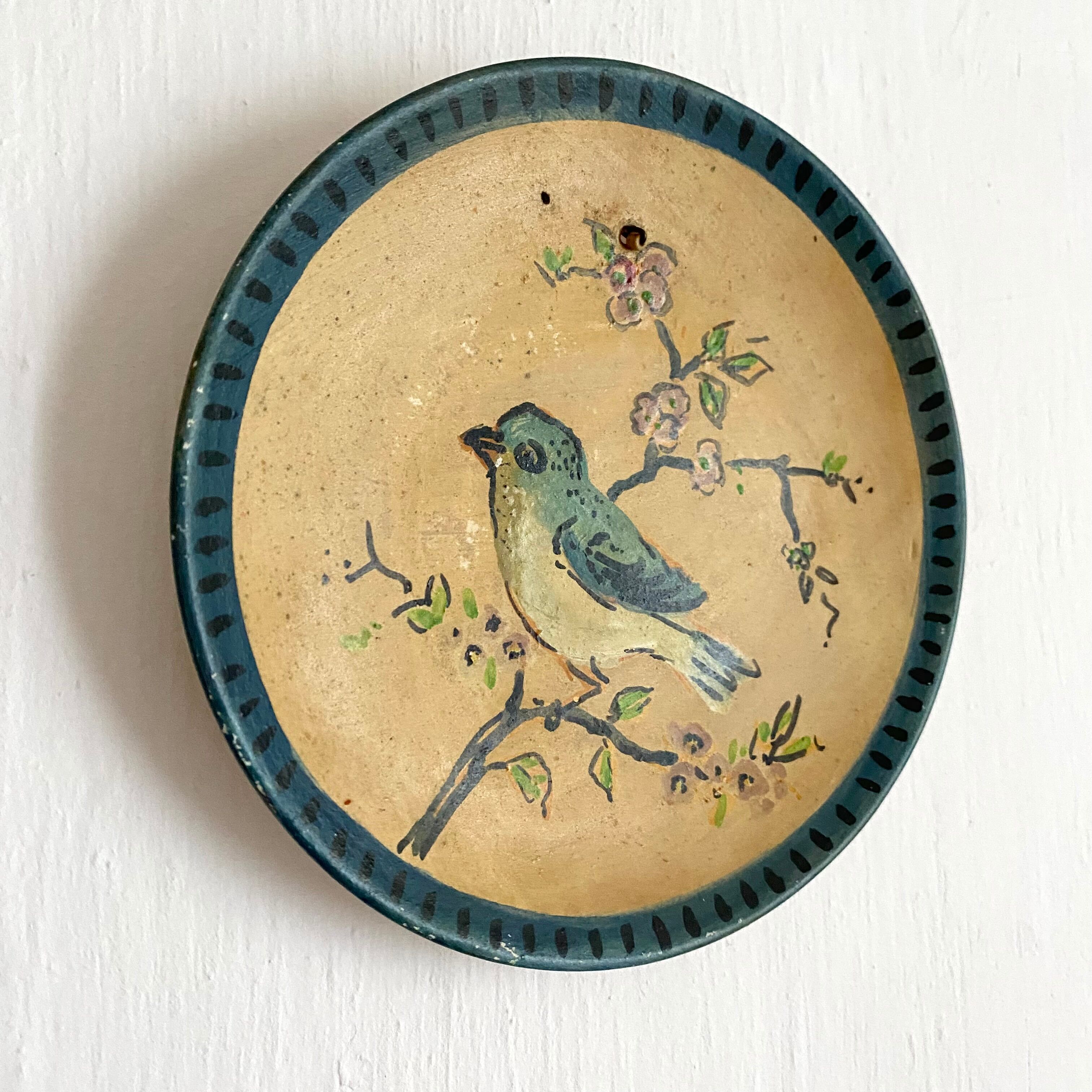 Decorative bird plate