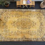 Tapis oushak jaune 200x300