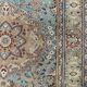 Vintage turkish rug 205x120 cm shabby carpet central anatolian medium