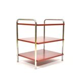 Side table with shelves