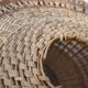 Suspension ball in rattan straw