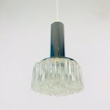 Hanging lamp in chrome and bubble glass 1970 Germany