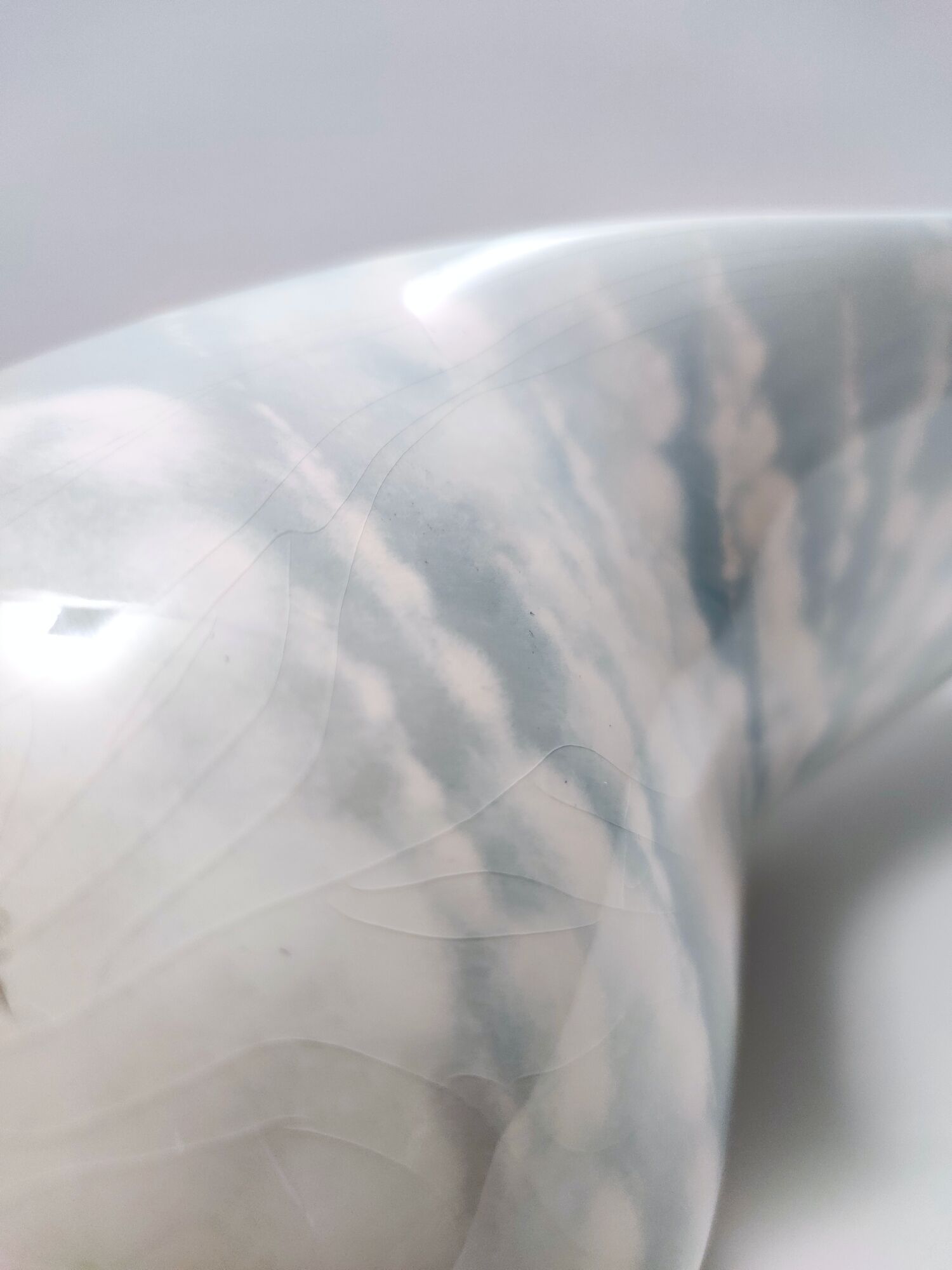 Lacquered and Airbrushed Ceramic Centerpiece /Vase Model Nr 182/2 by Vibi,