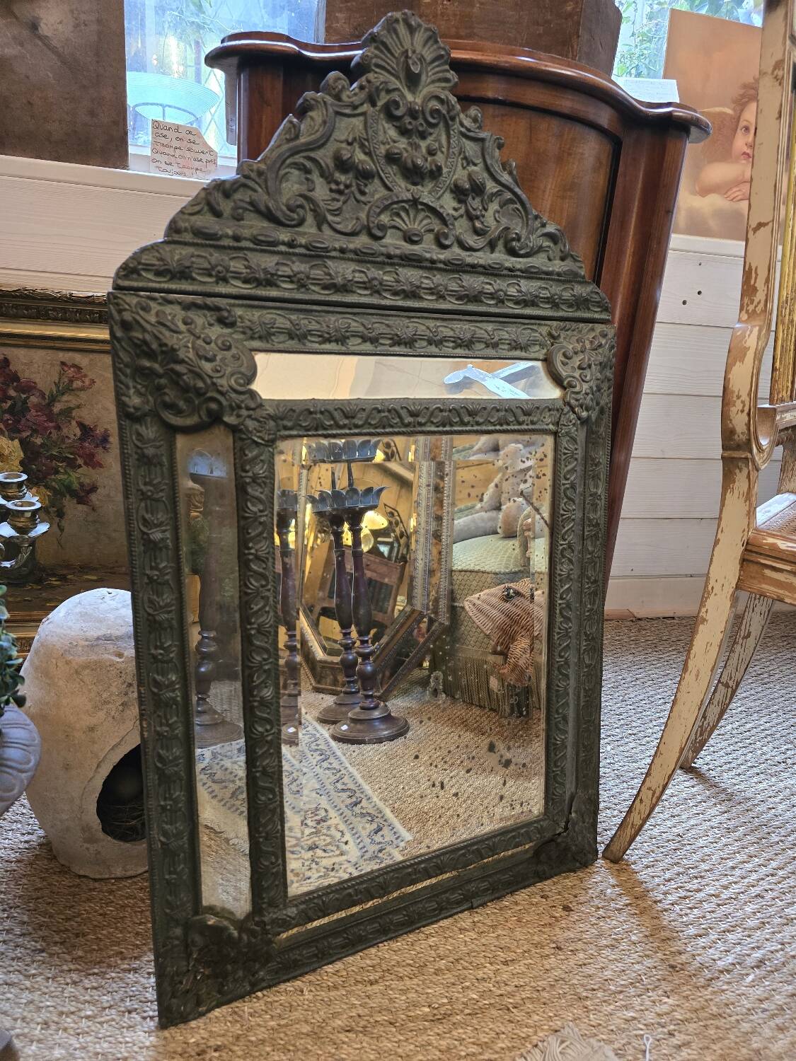 Mirror glazing beads