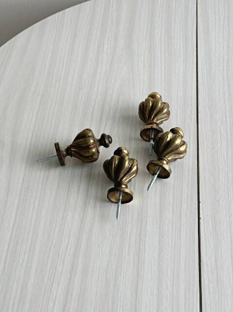 Small old metal tips for stairs