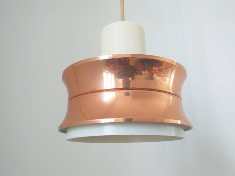 Midcentury Pendant in Style of Jo Hammerborg, Denmark, 1970s