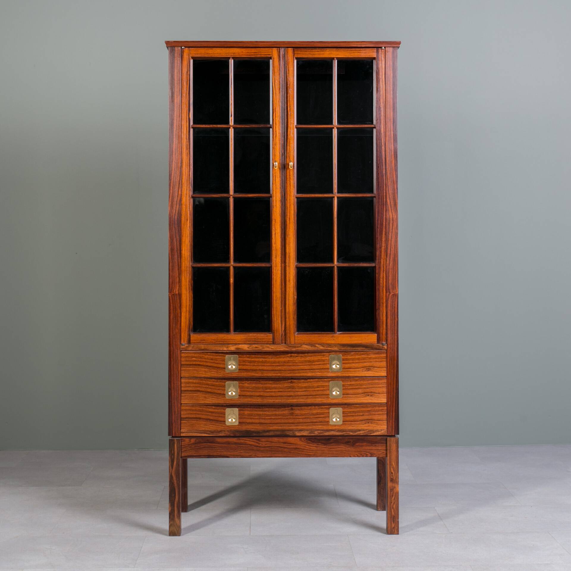 Vintage Vitrine or Display Cabinet by BRUKSBO, Norway, 1960s