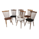 Set of 6 Menuet Baumann chairs 1970