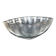 Lalique glass ashtray bowl with frosted finish, engraved with wave design, signed Lalique.