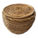 Corbeille ronde jonc tressé