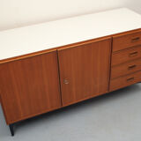 Enfilade des années 1960 en teck et formica