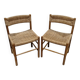 Pair of Dordogne chairs by Robert Sentou, 1950s