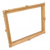 Horizontal mirror in gold frame, France.