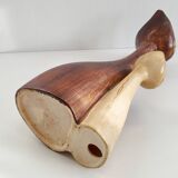 Vintage 1950 liqueur bottle chat chats ceramic 50s noyau de poissy