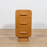 Art Deco Nightstands, Former Czechoslovakia, 1950s, Set of 2