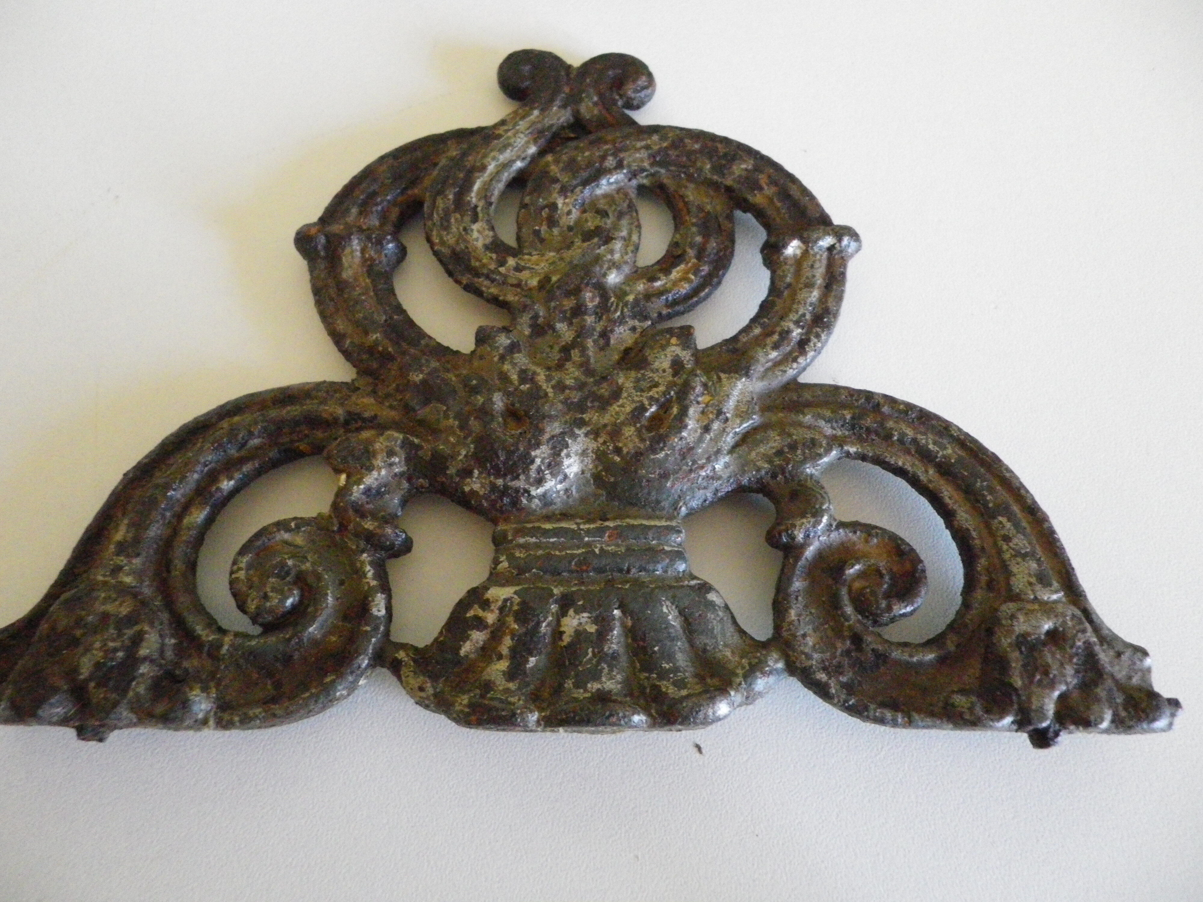 Old metal door ornament - 1930s