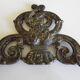 Old metal door ornament - 1930s