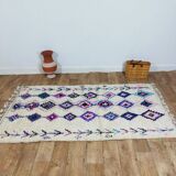Handmade moroccan berber rug 217 x 117 cm