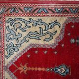 Old turkish konya handmade carpet 69cm x 108cm 1920s, 1c500