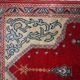 Old turkish konya handmade carpet 69cm x 108cm 1920s, 1c500
