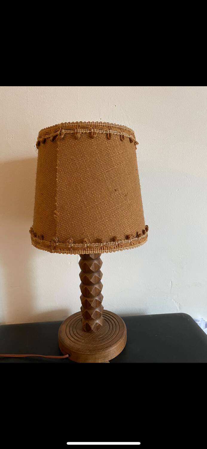 Charles Dudouyt style table lamp
