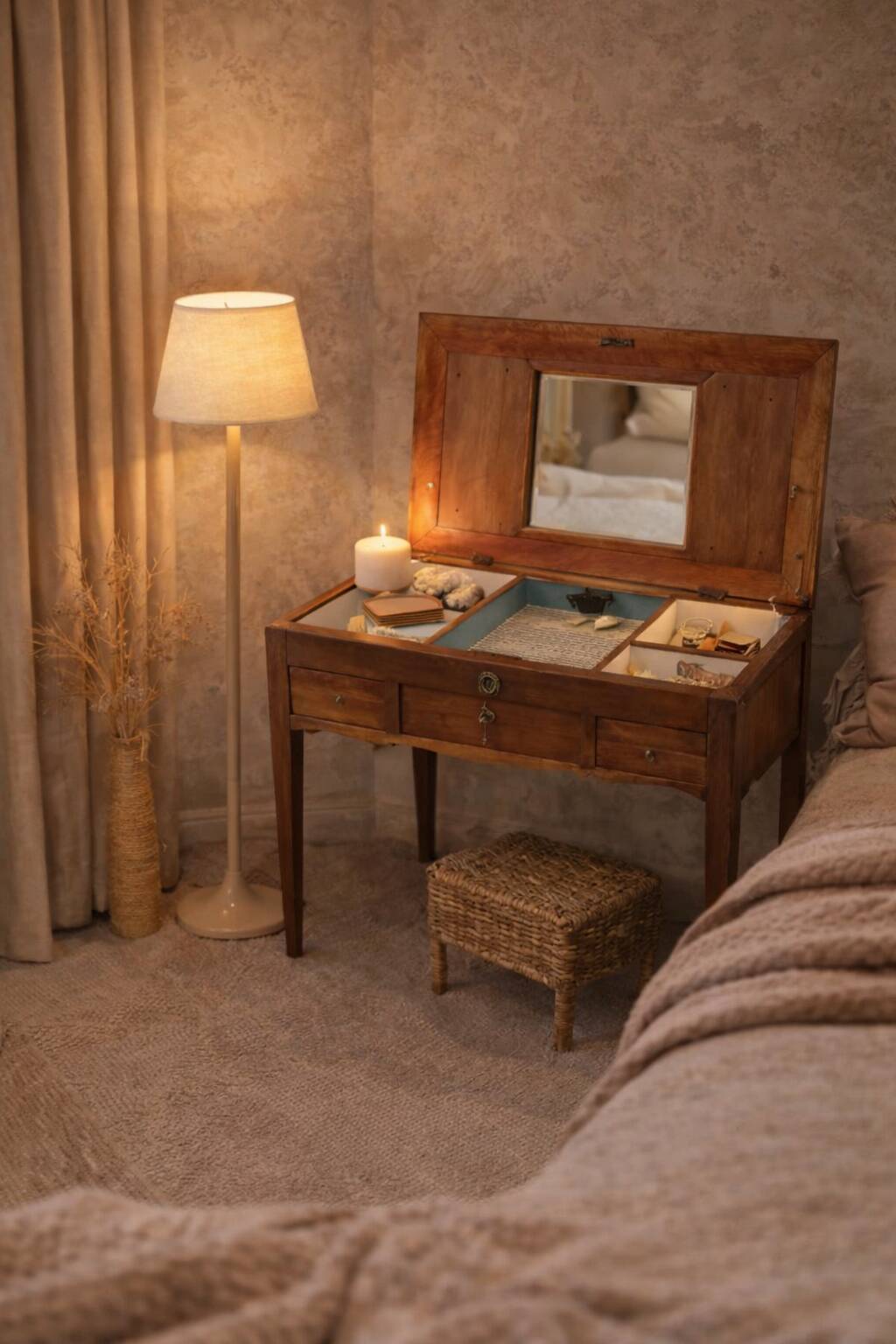 Renovated and restyled Louis XVI dresser.