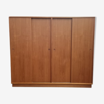 Armoire penderie scandinave en teck made in Danemark