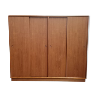 Scandinavian wardrobe in teak made in Denmark