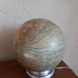 J.Forest illuminated terrestrial globe mid 20th century