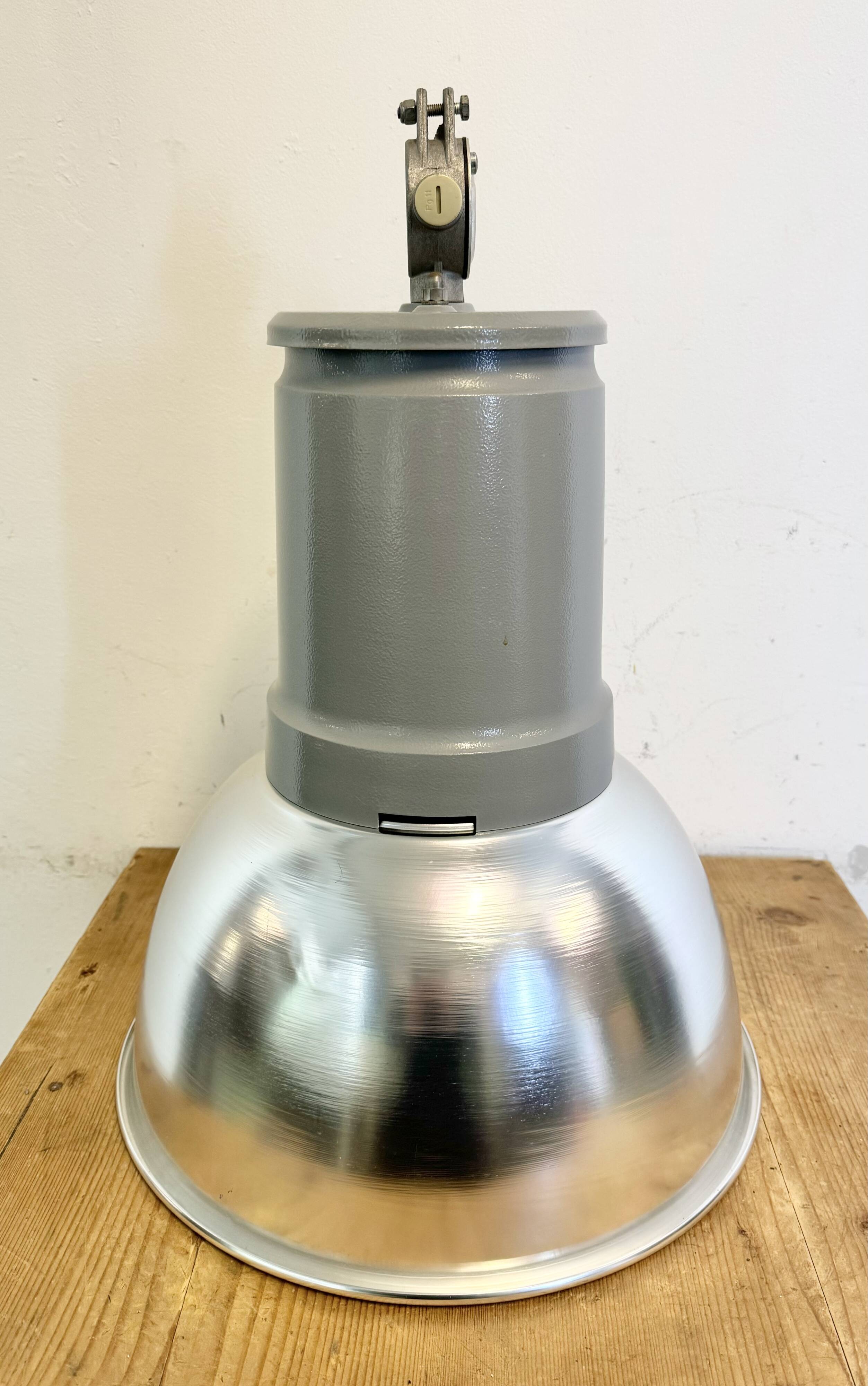 Industrial Italian Aluminium Pendant Lamp from Fael Luce, 1970s