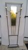 Vintage 1960s wall mounted coat rack cloakroom