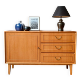 Small Scandinavian buffet from the 50s-60s in light oak.